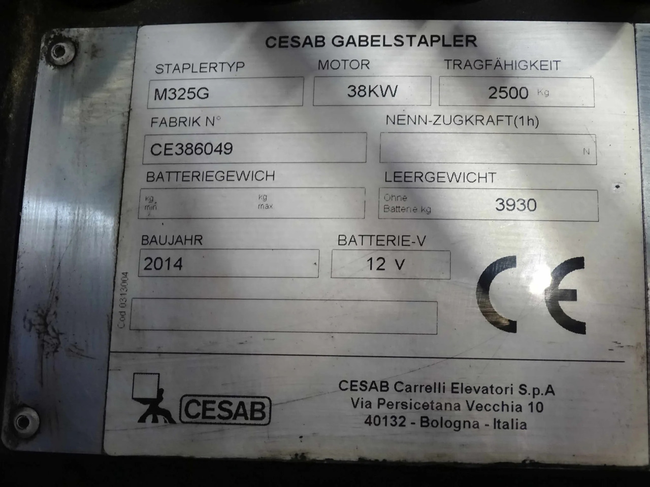 Cesab M325G - מלגזת LPG: תמונה 2 Cesab M325G - מלגזת LPG: תמונה 2