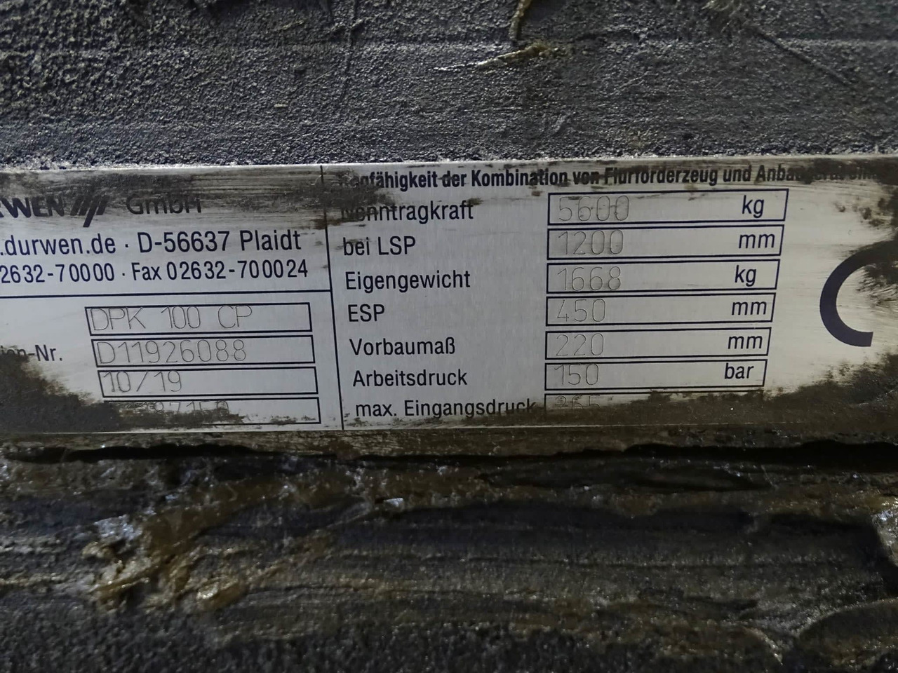 Durwen DPK100CP - צרופה עבור ציוד לטיפול בחומרים: תמונה 2 Durwen DPK100CP - צרופה עבור ציוד לטיפול בחומרים: תמונה 2