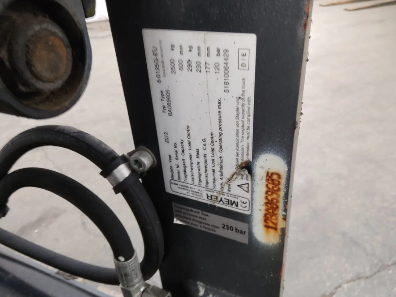 Meyer 6-0125G-EU - צרופה עבור ציוד לטיפול בחומרים: תמונה 2 Meyer 6-0125G-EU - צרופה עבור ציוד לטיפול בחומרים: תמונה 2