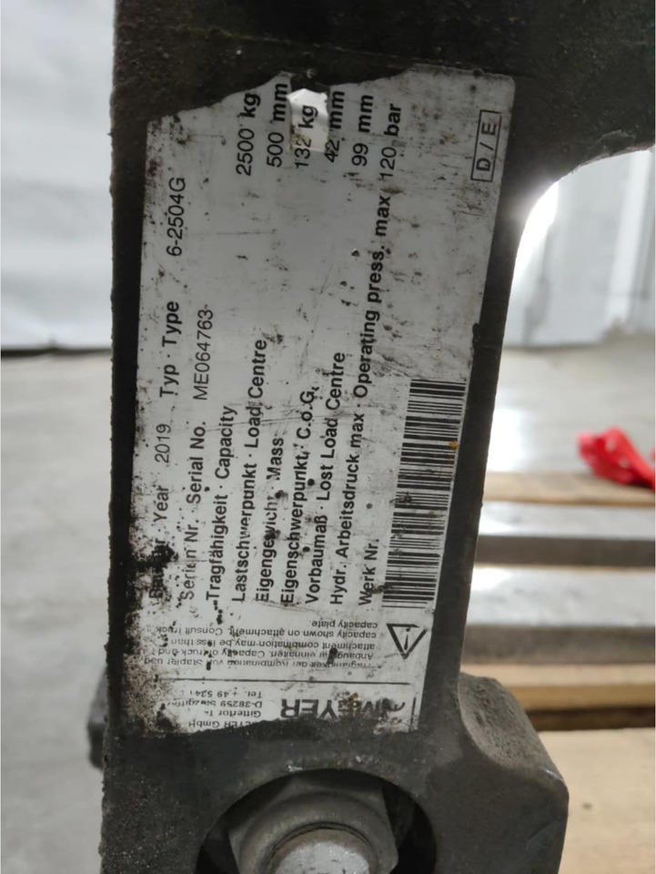 Meyer 6-2504G - צרופה עבור ציוד לטיפול בחומרים: תמונה 2 Meyer 6-2504G - צרופה עבור ציוד לטיפול בחומרים: תמונה 2