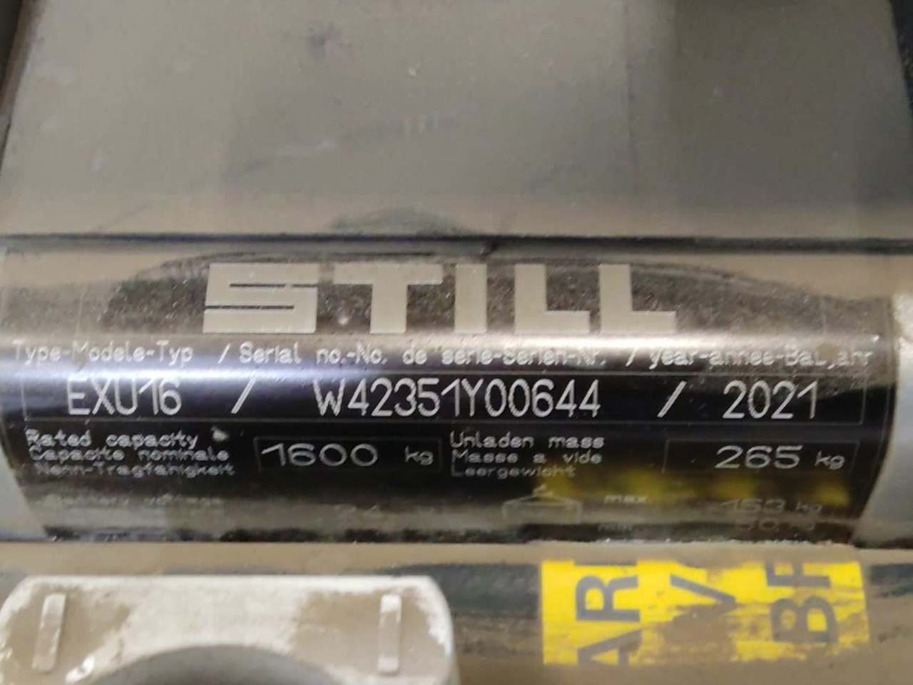 STILL EXU16/LiIon - משאית משטחים: תמונה 5 STILL EXU16/LiIon - משאית משטחים: תמונה 5