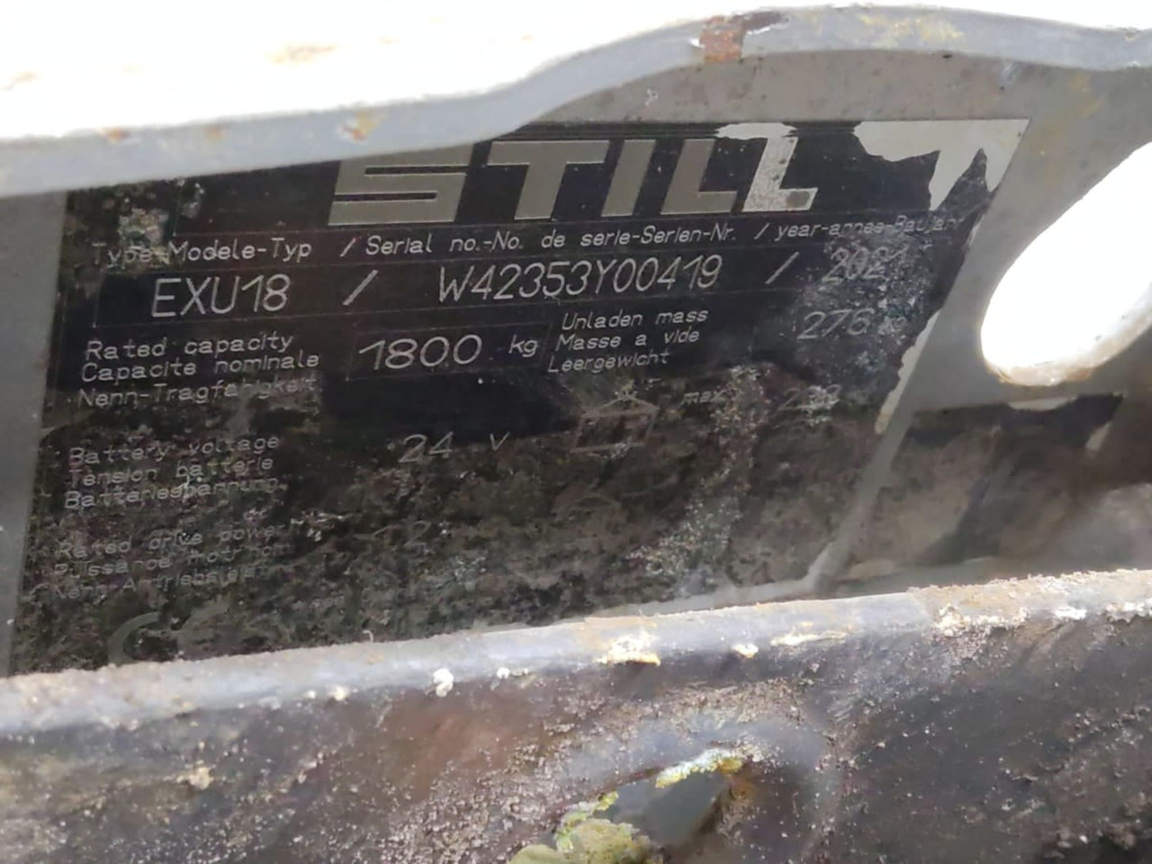 STILL EXU18 - משאית משטחים: תמונה 5 STILL EXU18 - משאית משטחים: תמונה 5