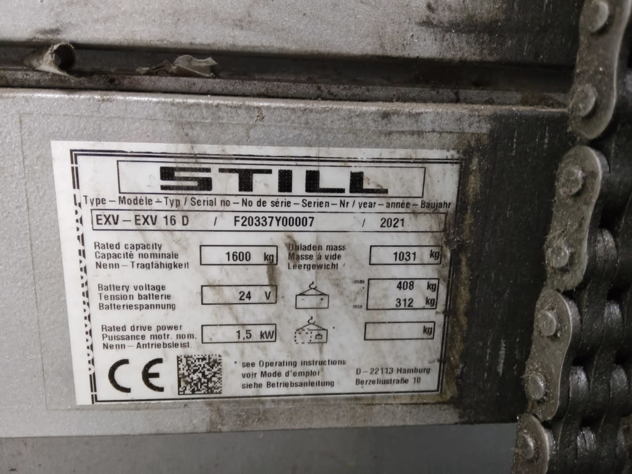 STILL EXV16D/LiIon - מערים: תמונה 5 STILL EXV16D/LiIon - מערים: תמונה 5