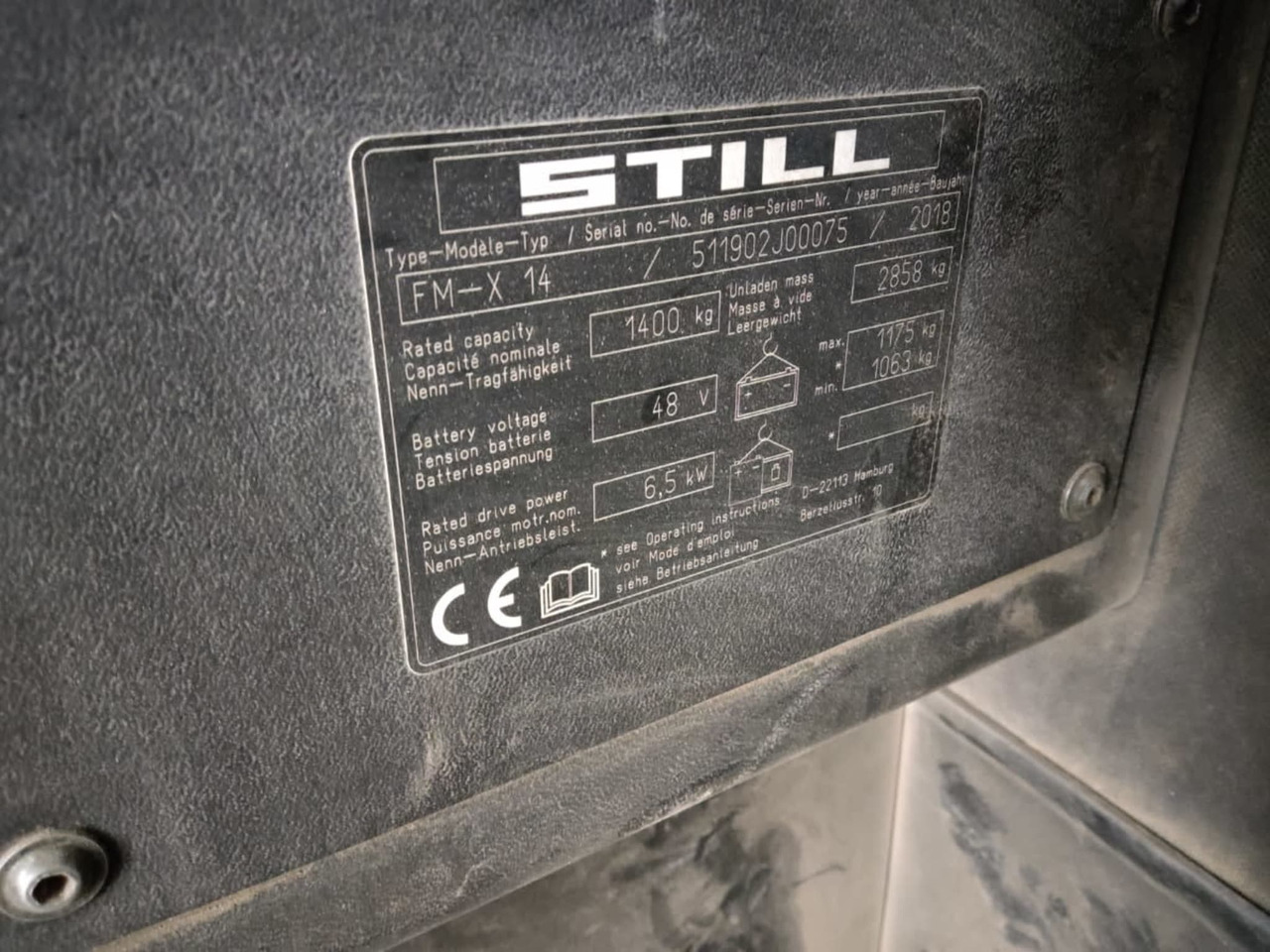STILL FM-X14 - משאית הגעה: תמונה 2 STILL FM-X14 - משאית הגעה: תמונה 2