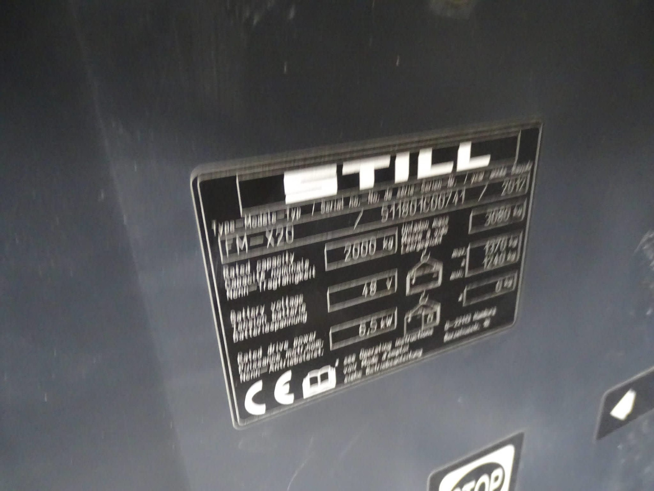 STILL FM-X20 - משאית הגעה: תמונה 2 STILL FM-X20 - משאית הגעה: תמונה 2
