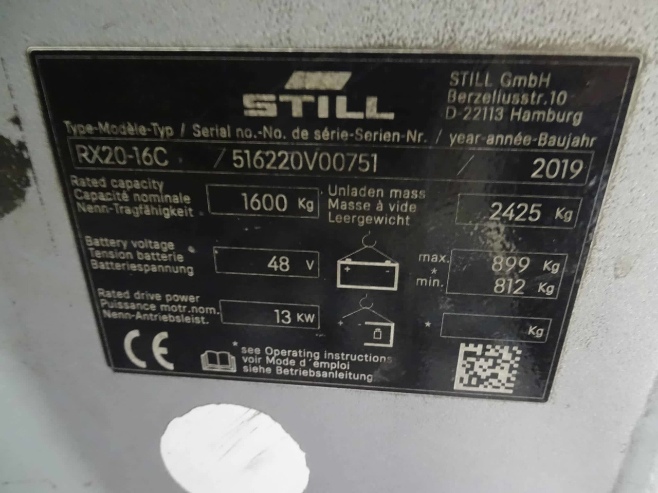 STILL RX20-16C - מלגזה חשמלית: תמונה 2 STILL RX20-16C - מלגזה חשמלית: תמונה 2