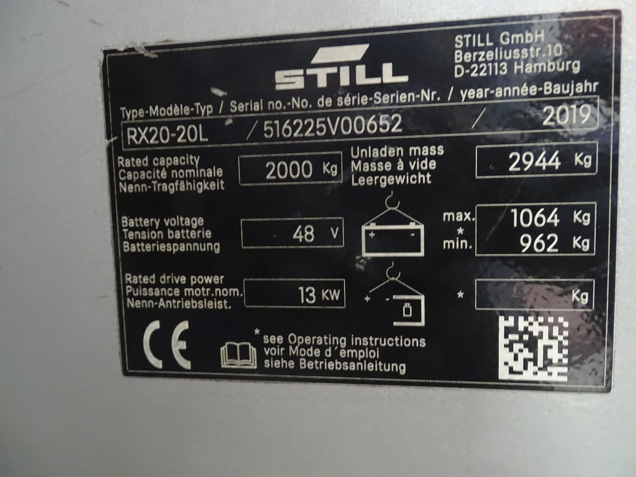 STILL RX20-20L - מלגזה חשמלית: תמונה 2 STILL RX20-20L - מלגזה חשמלית: תמונה 2