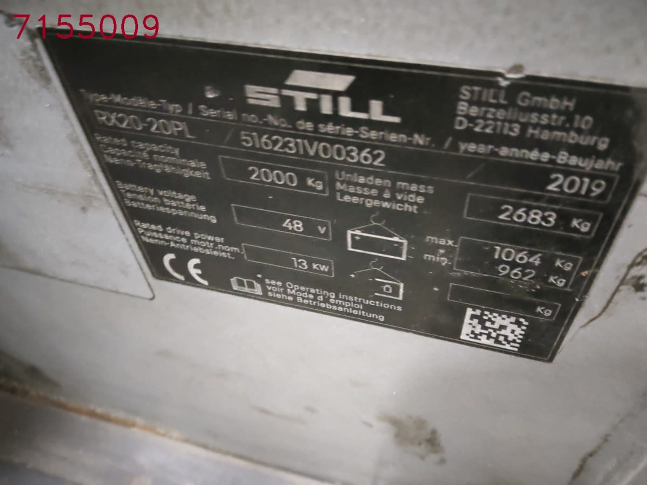 STILL RX20-20PL - מלגזה חשמלית: תמונה 2 STILL RX20-20PL - מלגזה חשמלית: תמונה 2