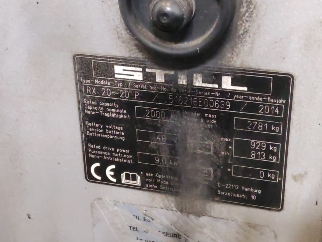 STILL RX20-20P - מלגזה חשמלית: תמונה 2 STILL RX20-20P - מלגזה חשמלית: תמונה 2