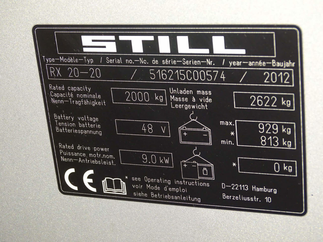 STILL RX20-20 - מלגזה חשמלית: תמונה 4 STILL RX20-20 - מלגזה חשמלית: תמונה 4