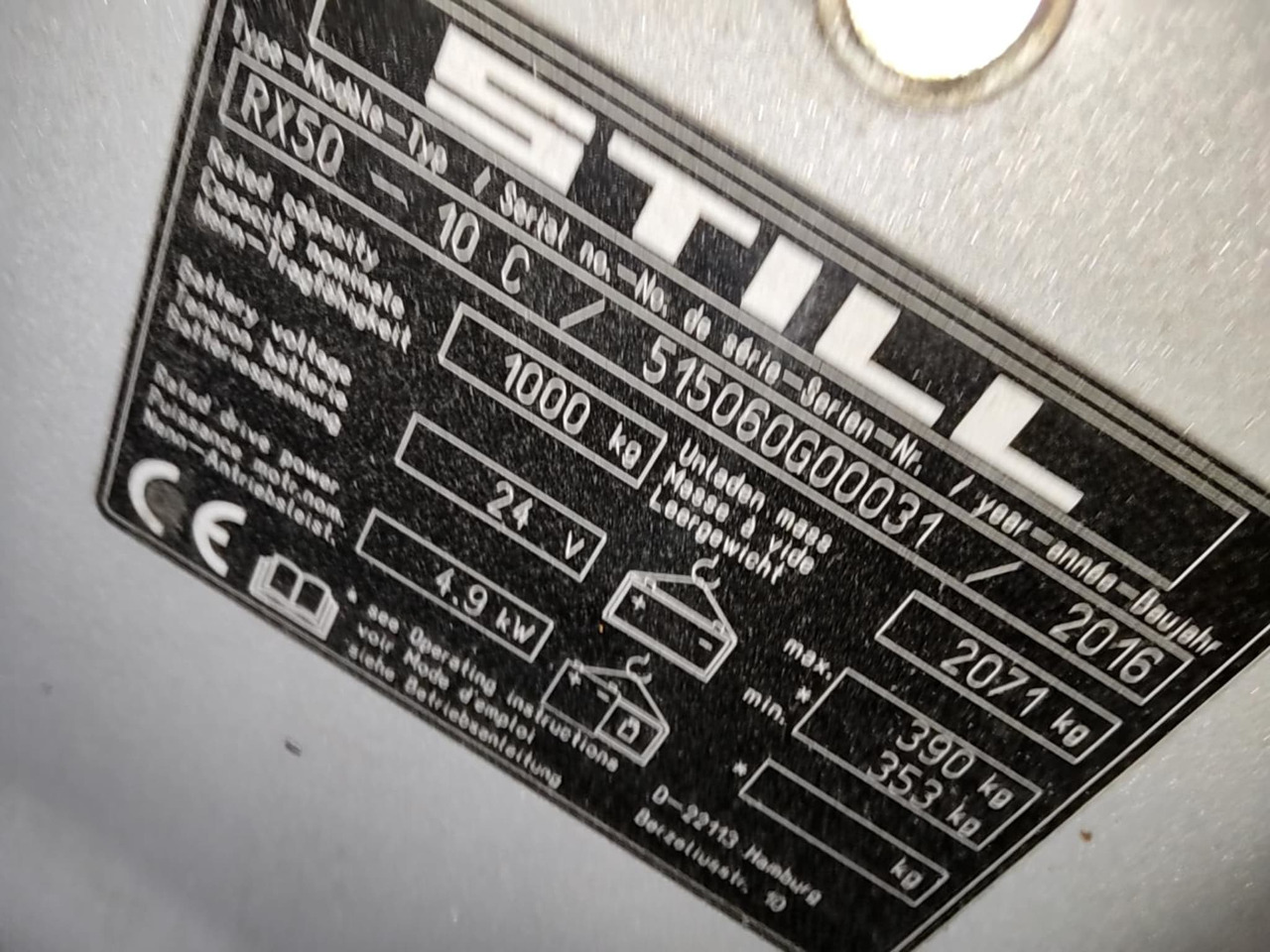 STILL RX50-10C/LiIon - מלגזה חשמלית: תמונה 2 STILL RX50-10C/LiIon - מלגזה חשמלית: תמונה 2