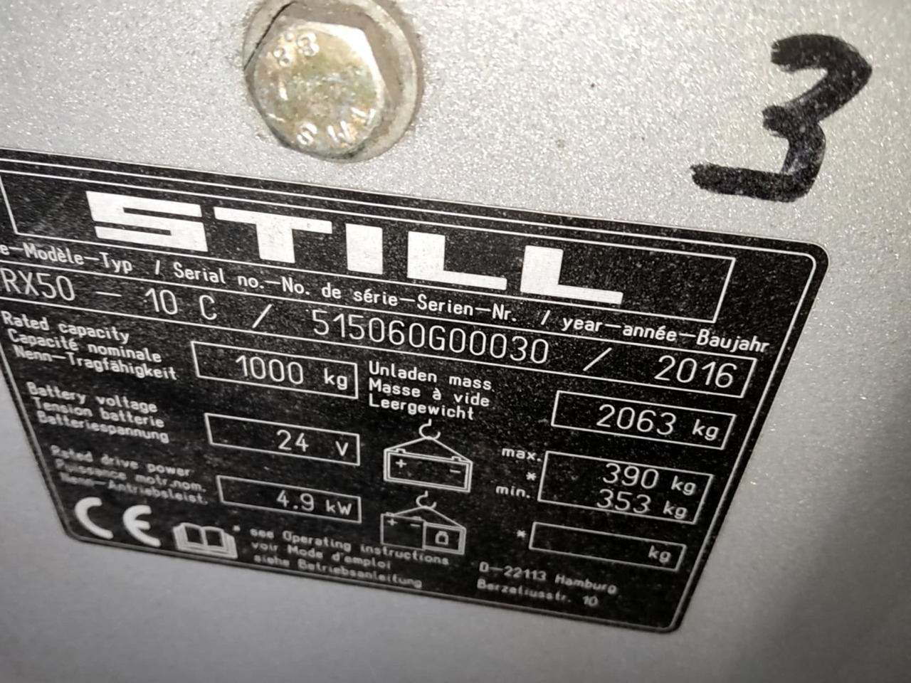 STILL RX50-10C/LiIon - מלגזה חשמלית: תמונה 3 STILL RX50-10C/LiIon - מלגזה חשמלית: תמונה 3