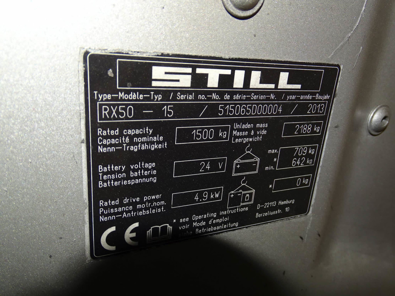 STILL RX50-15 - מלגזה חשמלית: תמונה 2 STILL RX50-15 - מלגזה חשמלית: תמונה 2