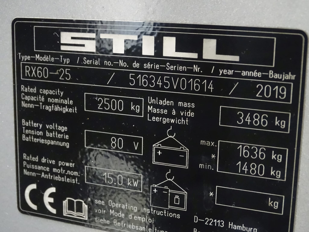 STILL RX60-25 - מלגזה חשמלית: תמונה 2 STILL RX60-25 - מלגזה חשמלית: תמונה 2