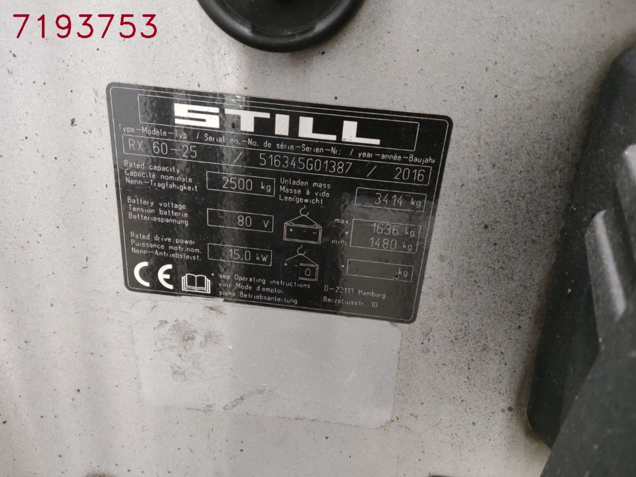 STILL RX60-25 - מלגזה חשמלית: תמונה 2 STILL RX60-25 - מלגזה חשמלית: תמונה 2