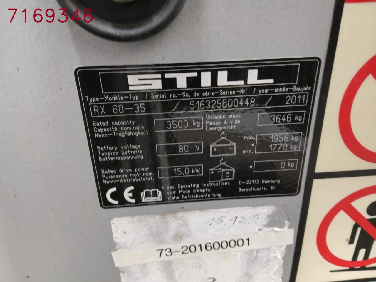 STILL RX60-35 - מלגזה חשמלית: תמונה 3 STILL RX60-35 - מלגזה חשמלית: תמונה 3