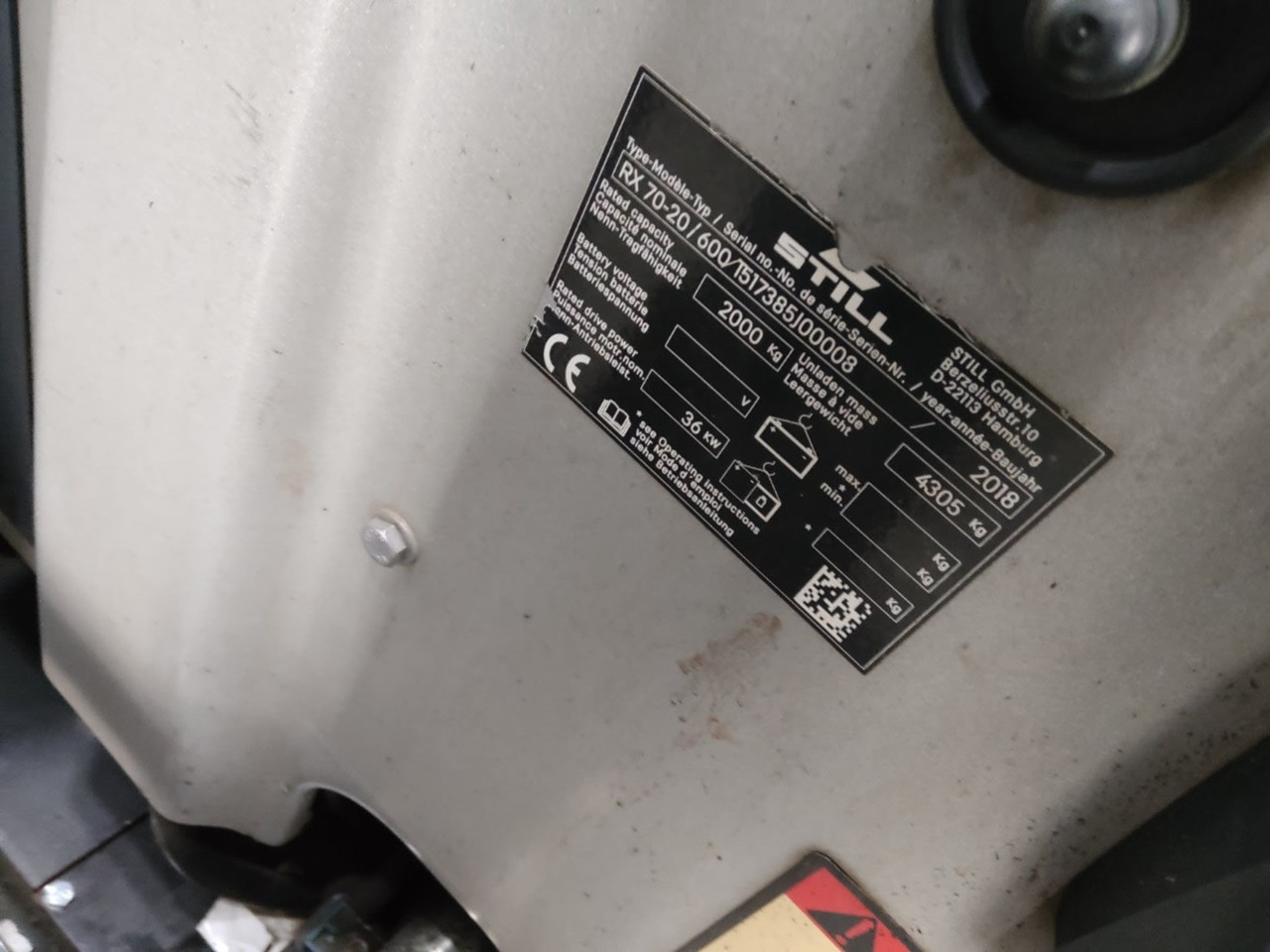 STILL RX70-20T/600 - מלגזת LPG: תמונה 3 STILL RX70-20T/600 - מלגזת LPG: תמונה 3