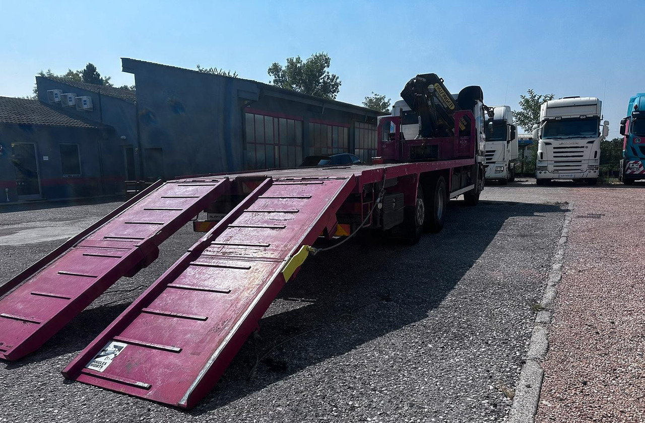 Pianale Mercedes 2540 con gru - משאית צד נופל/ שטוחה, משאית מנוף: תמונה 2 Pianale Mercedes 2540 con gru - משאית צד נופל/ שטוחה, משאית מנוף: תמונה 2