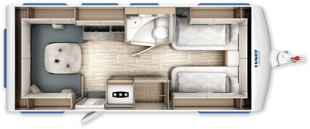 Fendt Tendenza 550 SG 2026 Safety 2000kg +++ - קרוואן נגרר: תמונה 2 Fendt Tendenza 550 SG 2026 Safety 2000kg +++ - קרוואן נגרר: תמונה 2