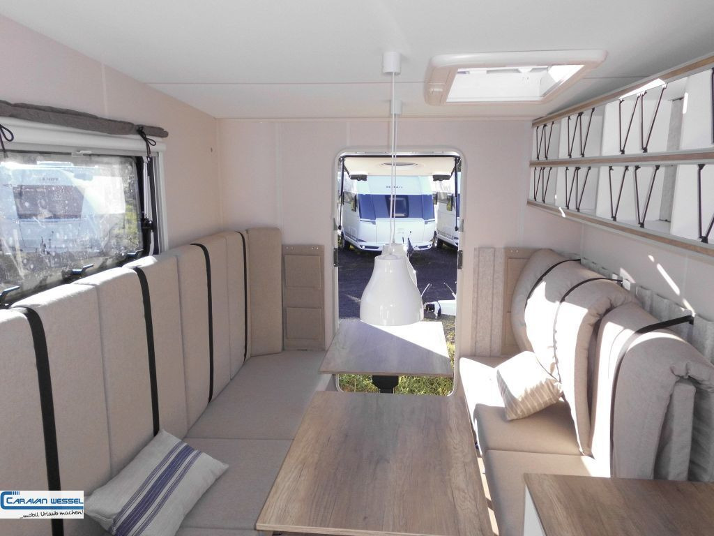 חָדָשׁ קרוואן נגרר Hobby Beachy 420 2023 Alufelgen, Staukasten: תמונה 12