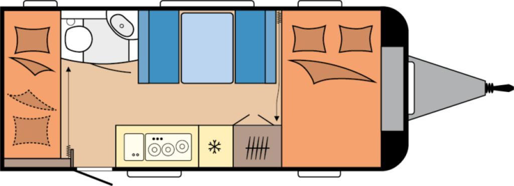 Hobby De Luxe 490 KMF 2026 GARAGE AUTARK 1800kg.+++ - קרוואן נגרר: תמונה 2 Hobby De Luxe 490 KMF 2026 GARAGE AUTARK 1800kg.+++ - קרוואן נגרר: תמונה 2