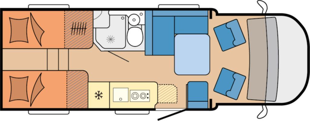 Hobby PRESTIGE T 710 GE 2026 180PS Autom. Voll LED +++ - רכב ממונע חצי-משולב: תמונה 2 Hobby PRESTIGE T 710 GE 2026 180PS Autom. Voll LED +++ - רכב ממונע חצי-משולב: תמונה 2