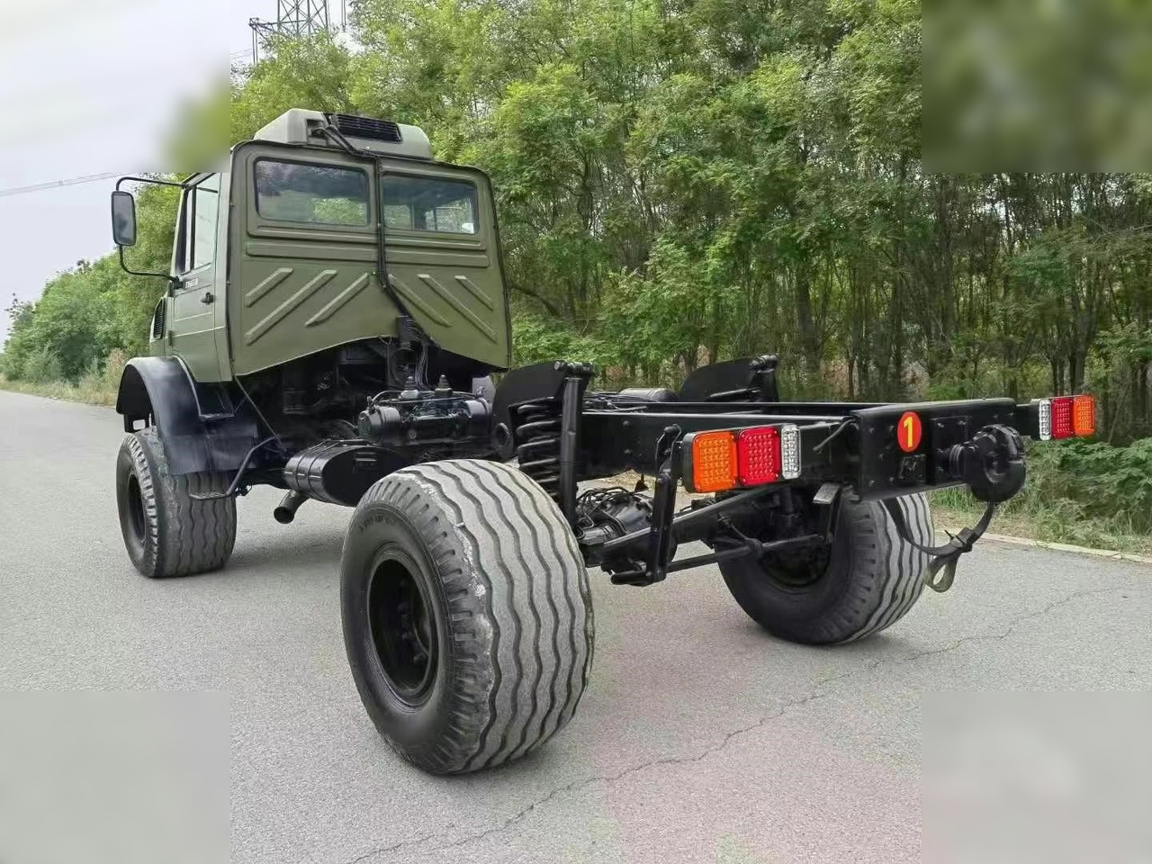1995 MERCEDES-BENZ UNIMOG 2150 - משאית עם שלדת תא: תמונה 2 1995 MERCEDES-BENZ UNIMOG 2150 - משאית עם שלדת תא: תמונה 2