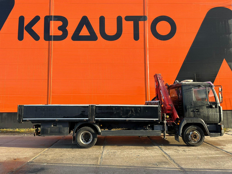 MAN LE 10.180 4x2 MKG HLK71 / PLATFORM L=5002 mm - משאית צד נופל/ שטוחה, משאית מנוף: תמונה 5 MAN LE 10.180 4x2 MKG HLK71 / PLATFORM L=5002 mm - משאית צד נופל/ שטוחה, משאית מנוף: תמונה 5