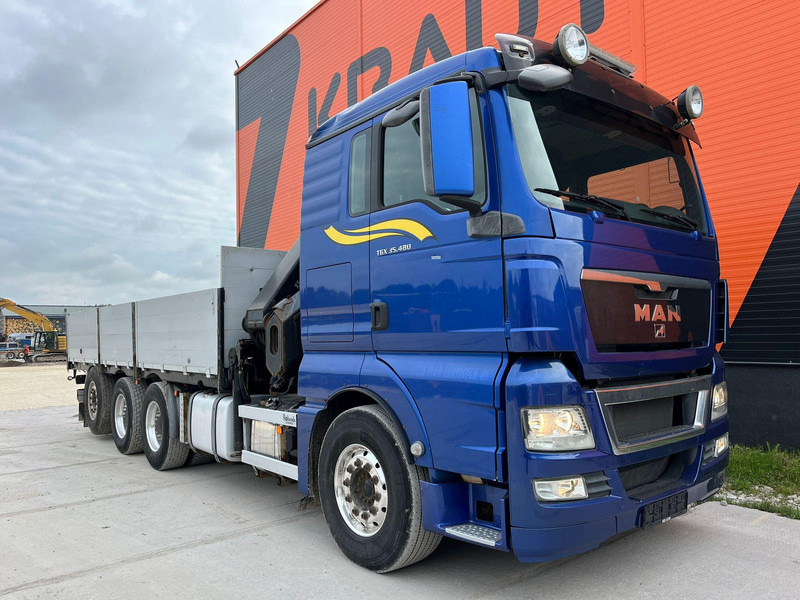 MAN TGX 35.480 8x4*4 HIAB 288E-7 / PLATFORM L=6397 mm - משאית צד נופל/ שטוחה, משאית מנוף: תמונה 4 MAN TGX 35.480 8x4*4 HIAB 288E-7 / PLATFORM L=6397 mm - משאית צד נופל/ שטוחה, משאית מנוף: תמונה 4