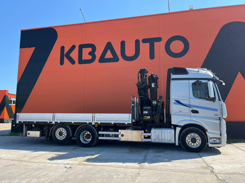 Mercedes-Benz Actros 2551 6x2 HIAB 377-6 HIPRO + JIB / Platform extendable L=6400 -- 7397mm - משאית צד נופל/ שטוחה, משאית מנוף: תמונה 5 Mercedes-Benz Actros 2551 6x2 HIAB 377-6 HIPRO + JIB / Platform extendable L=6400 -- 7397mm - משאית צד נופל/ שטוחה, משאית מנוף: תמונה 5