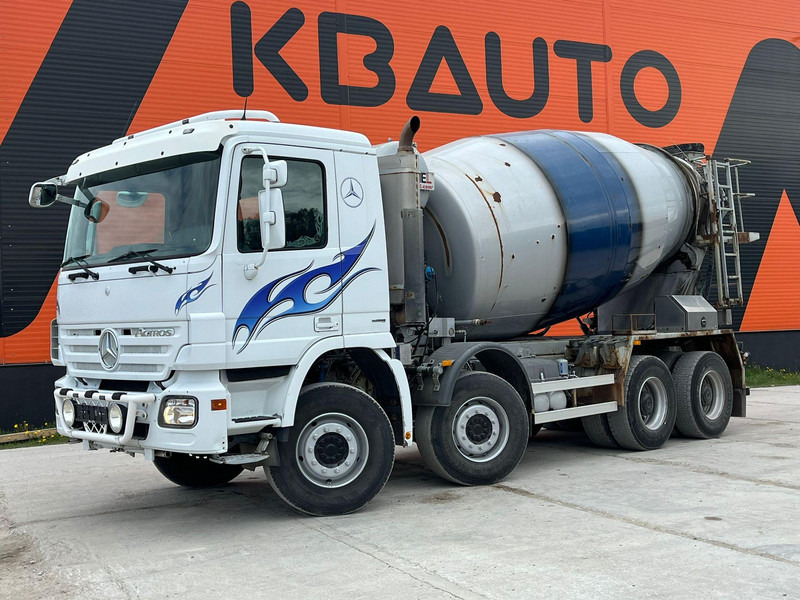 Mercedes-Benz Actros 3241 8x4 MSM 9M 10m3 / FULL STEEL / HUB REDUCTION / CHUTE - משאית מערבלת בטון: תמונה 1 Mercedes-Benz Actros 3241 8x4 MSM 9M 10m3 / FULL STEEL / HUB REDUCTION / CHUTE - משאית מערבלת בטון: תמונה 1