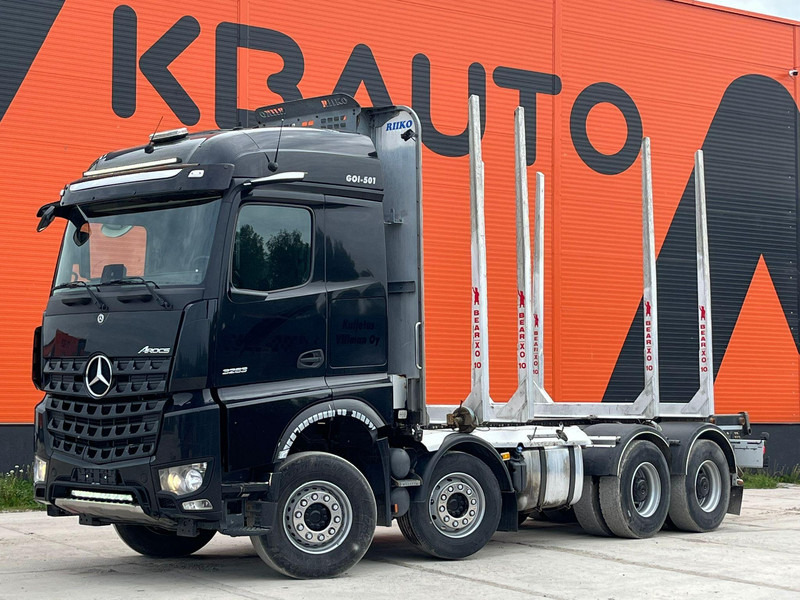Mercedes-Benz Arocs 3263 8x4 FULL STEEL - משאית עץ, משאית מנוף: תמונה 1 Mercedes-Benz Arocs 3263 8x4 FULL STEEL - משאית עץ, משאית מנוף: תמונה 1