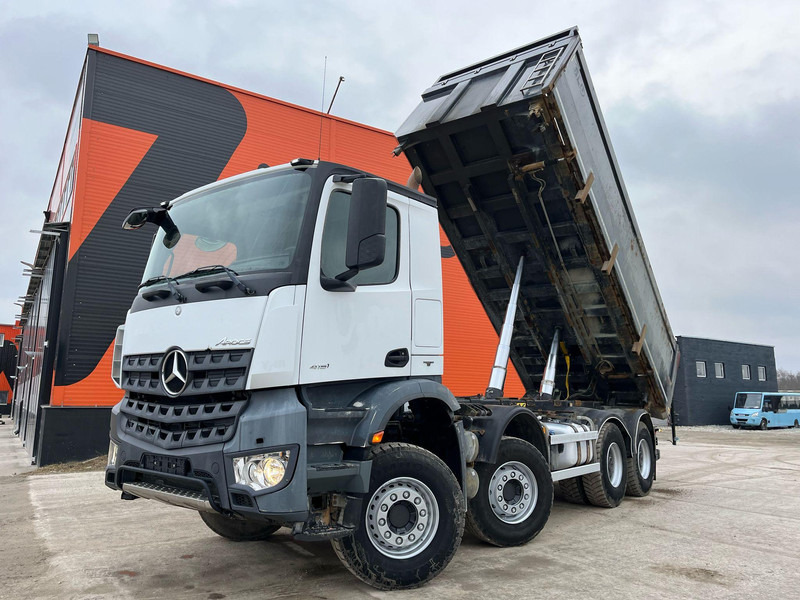 Mercedes-Benz Arocs 4151 8x4 BORDMATIC / FULL STEEL / DRUM BRAKES / BOX L=6140 mm - מזהיר: תמונה 1 Mercedes-Benz Arocs 4151 8x4 BORDMATIC / FULL STEEL / DRUM BRAKES / BOX L=6140 mm - מזהיר: תמונה 1