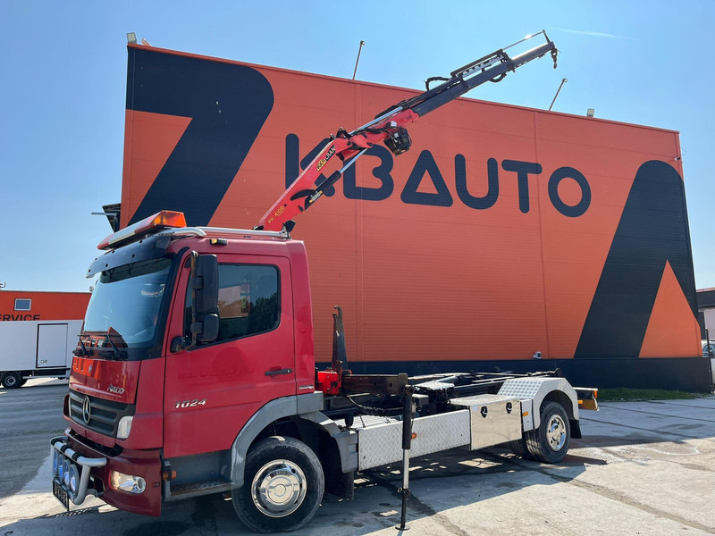 Mercedes-Benz Atego 1024 4x2 PK4100 + WINCH / HOOK LIFT L=3900 mm - משאית הרמת וו, משאית מנוף: תמונה 1 Mercedes-Benz Atego 1024 4x2 PK4100 + WINCH / HOOK LIFT L=3900 mm - משאית הרמת וו, משאית מנוף: תמונה 1