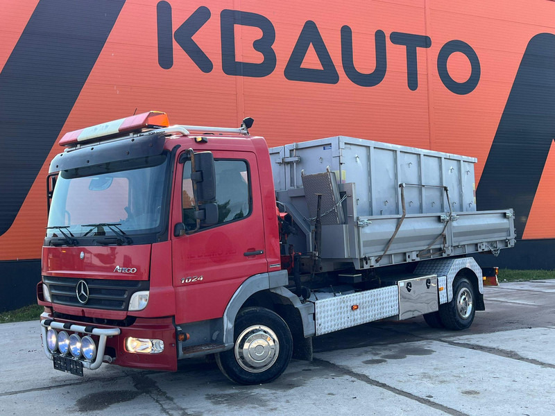 Mercedes-Benz Atego 1024 4x2 PK4100 + WINCH / HOOK LIFT L=3900 mm - משאית הרמת וו, משאית מנוף: תמונה 2 Mercedes-Benz Atego 1024 4x2 PK4100 + WINCH / HOOK LIFT L=3900 mm - משאית הרמת וו, משאית מנוף: תמונה 2