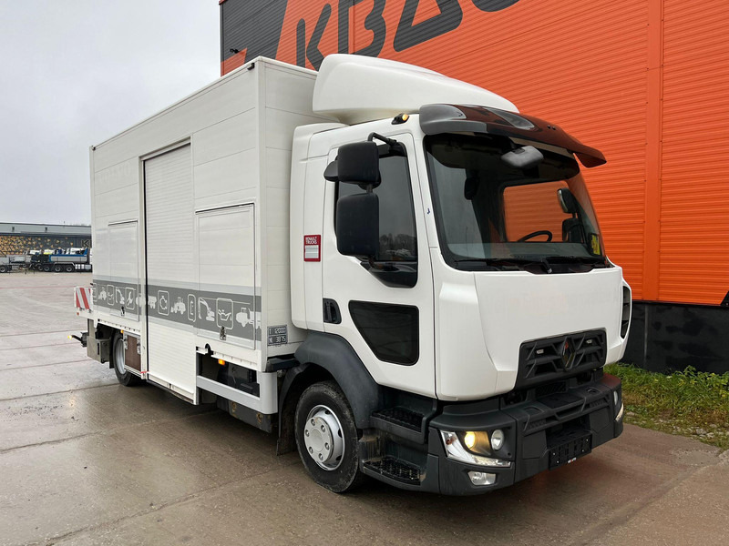 Renault D12 4x2 WORKSHOP ON WHEELS / FASSI M30A.13 / BOX L=4459 mm - משאית צד נופל/ שטוחה, משאית מנוף: תמונה 3 Renault D12 4x2 WORKSHOP ON WHEELS / FASSI M30A.13 / BOX L=4459 mm - משאית צד נופל/ שטוחה, משאית מנוף: תמונה 3