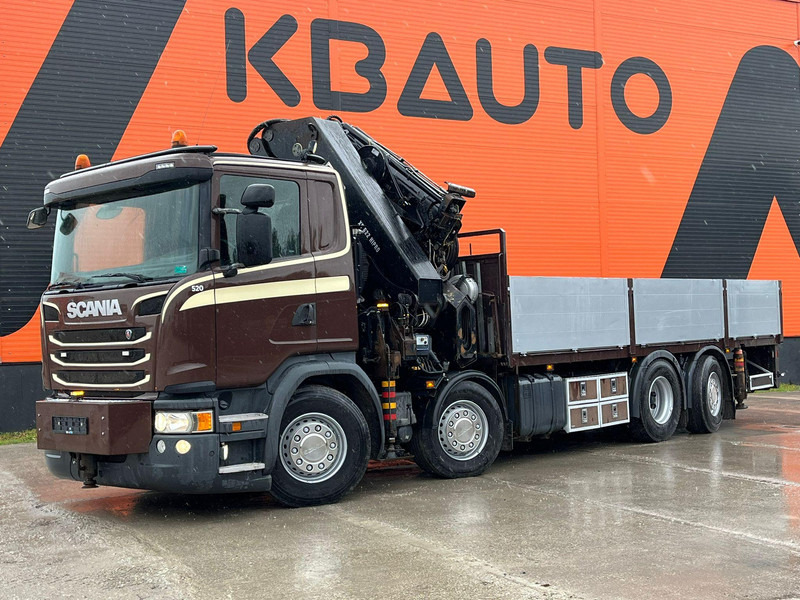 Scania G 450 8x2*6 HIAB 622E-8 + JIB / PLATFORM L=6715 mm - משאית צד נופל/ שטוחה, משאית מנוף: תמונה 2 Scania G 450 8x2*6 HIAB 622E-8 + JIB / PLATFORM L=6715 mm - משאית צד נופל/ שטוחה, משאית מנוף: תמונה 2