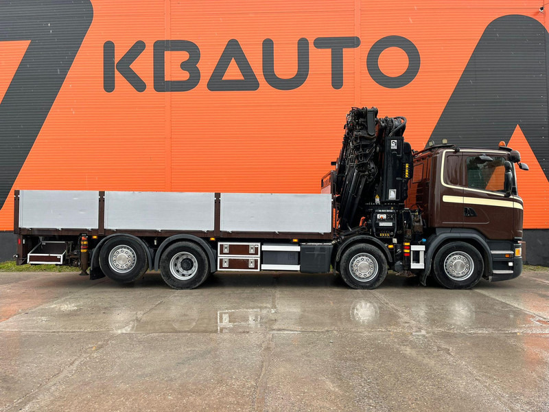 Scania G 450 8x2*6 HIAB 622E-8 + JIB / PLATFORM L=6715 mm - משאית צד נופל/ שטוחה, משאית מנוף: תמונה 5 Scania G 450 8x2*6 HIAB 622E-8 + JIB / PLATFORM L=6715 mm - משאית צד נופל/ שטוחה, משאית מנוף: תמונה 5
