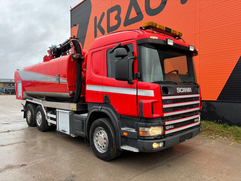 Scania P 124 6x2*4 KORP&SON / TANK 8000 l / VACUUM Wittig RFW260 / PRESSURE Uraca DK716 140 bar / 400 l/min - משאית ואקום: תמונה 3 Scania P 124 6x2*4 KORP&SON / TANK 8000 l / VACUUM Wittig RFW260 / PRESSURE Uraca DK716 140 bar / 400 l/min - משאית ואקום: תמונה 3