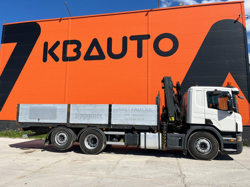 Scania P 340 6x2 HIAB 135-4 / PLATFORM L=6171 mm - משאית צד נופל/ שטוחה, משאית מנוף: תמונה 5 Scania P 340 6x2 HIAB 135-4 / PLATFORM L=6171 mm - משאית צד נופל/ שטוחה, משאית מנוף: תמונה 5