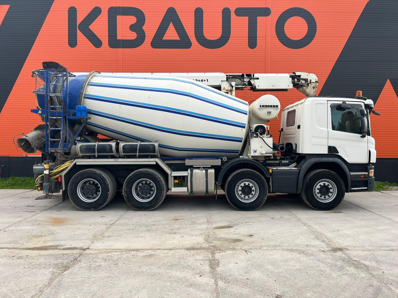 Scania P 410 8x4 LIEBHERR 9 m3 + CONVEYOR / FULL STEEL - משאית מערבלת בטון: תמונה 4 Scania P 410 8x4 LIEBHERR 9 m3 + CONVEYOR / FULL STEEL - משאית מערבלת בטון: תמונה 4