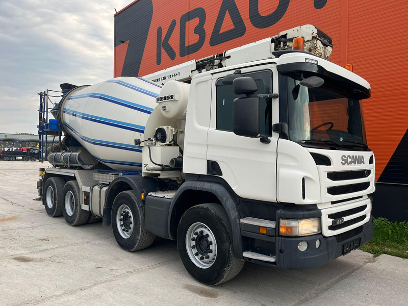 Scania P 410 8x4 LIEBHERR 9 m3 + CONVEYOR / FULL STEEL - משאית מערבלת בטון: תמונה 3 Scania P 410 8x4 LIEBHERR 9 m3 + CONVEYOR / FULL STEEL - משאית מערבלת בטון: תמונה 3