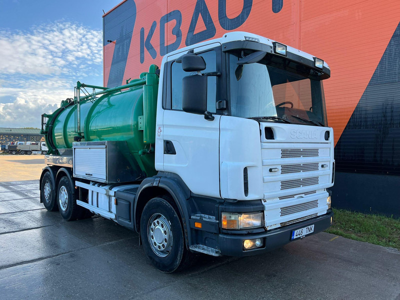 Scania R 124 6x2*4 TANK 1500 I + 13000 l / VACUUM Moro PM200 year 2015 / PRESSURE Pratissoli 500 bar / 200 l/min - משאית ואקום: תמונה 2 Scania R 124 6x2*4 TANK 1500 I + 13000 l / VACUUM Moro PM200 year 2015 / PRESSURE Pratissoli 500 bar / 200 l/min - משאית ואקום: תמונה 2