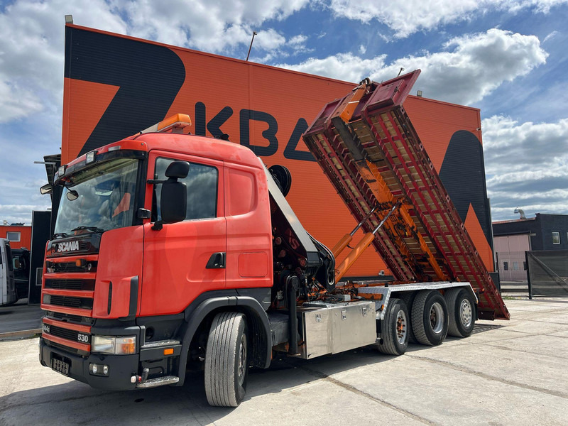 משאית הרמת וו, משאית מנוף Scania R 144 8x2/4 HIAB 211EP-5 YEAR 2008 / HOOK LIFT L=5400 mm: תמונה 12