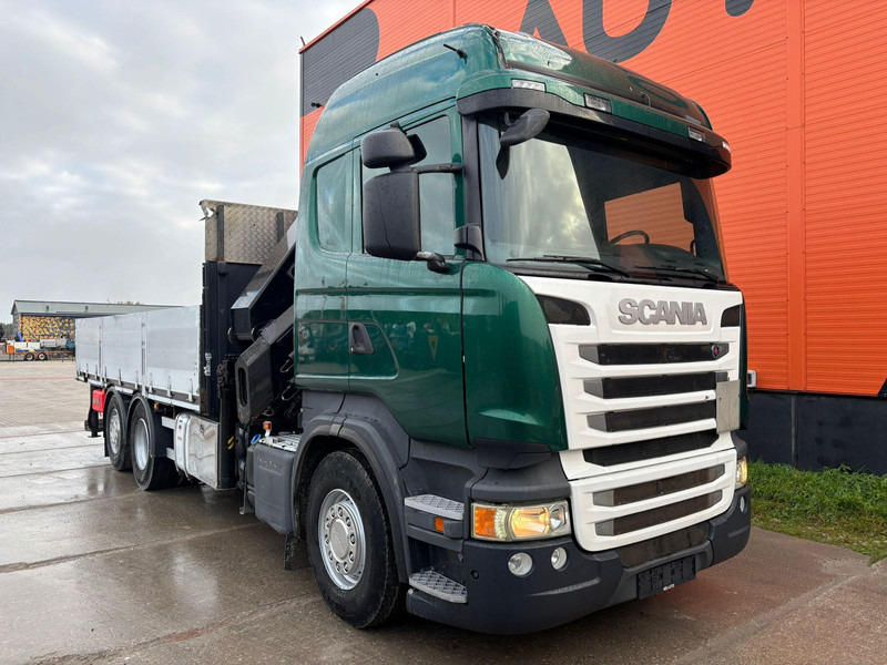 Scania R 410 6x2 HIAB 322EP-5 HIPRO / PLATFORM L=6131 mm - משאית צד נופל/ שטוחה, משאית מנוף: תמונה 4 Scania R 410 6x2 HIAB 322EP-5 HIPRO / PLATFORM L=6131 mm - משאית צד נופל/ שטוחה, משאית מנוף: תמונה 4