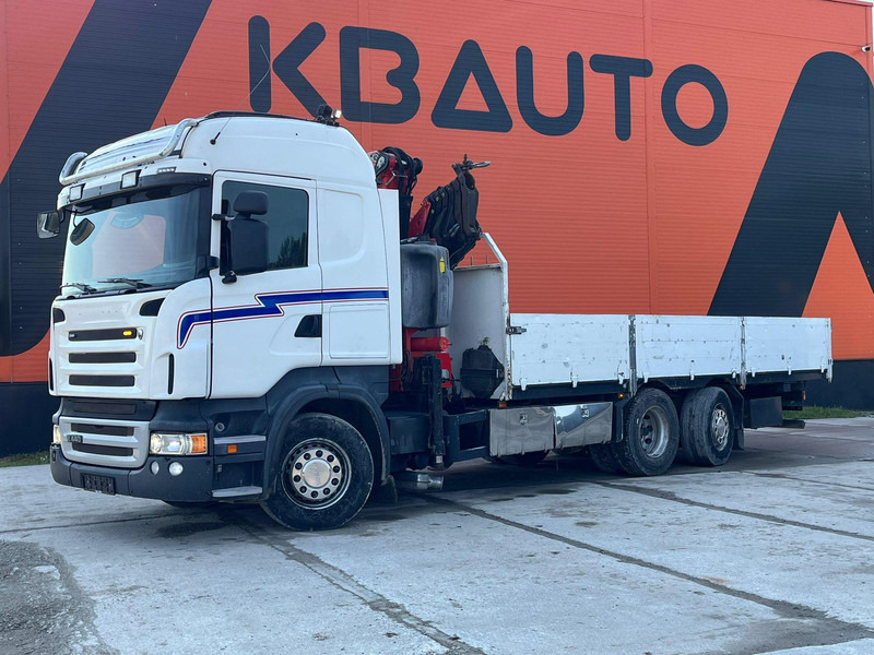 Scania R 440 6x2*4 FASSI F260XP / PLATFORM L=6760 mm - משאית צד נופל/ שטוחה, משאית מנוף: תמונה 2 Scania R 440 6x2*4 FASSI F260XP / PLATFORM L=6760 mm - משאית צד נופל/ שטוחה, משאית מנוף: תמונה 2
