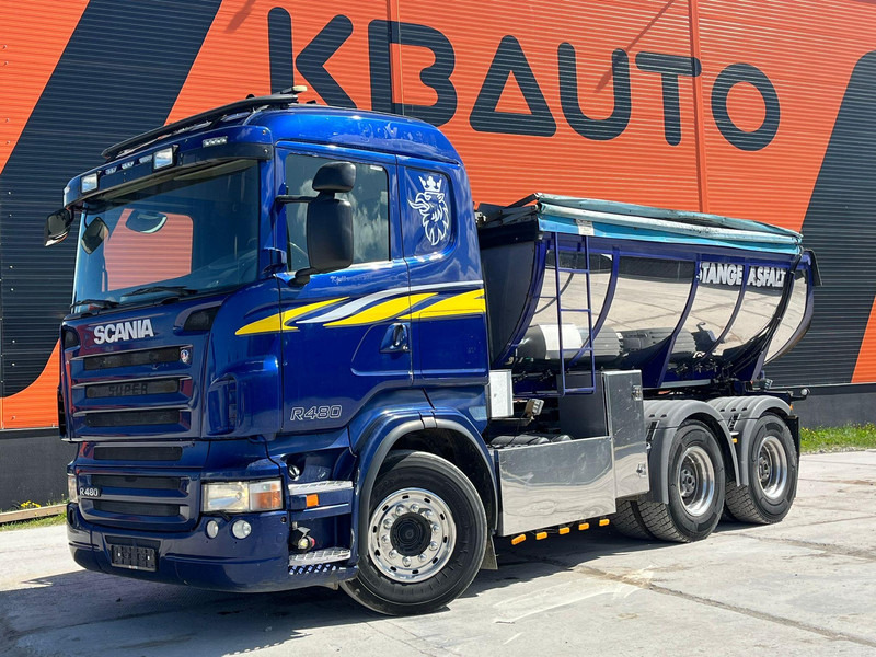 Scania R 480 6x4 RETARDER / FULL STEEL / BIG AXLES / BOX L=4635 mm - מזהיר: תמונה 1 Scania R 480 6x4 RETARDER / FULL STEEL / BIG AXLES / BOX L=4635 mm - מזהיר: תמונה 1