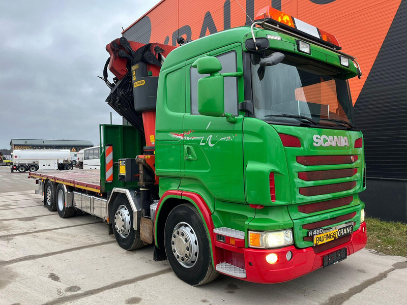 Scania R 480 8x2*6 PK 65002 + JIB / PLATFORM L=7518 mm - משאית צד נופל/ שטוחה, משאית מנוף: תמונה 4 Scania R 480 8x2*6 PK 65002 + JIB / PLATFORM L=7518 mm - משאית צד נופל/ שטוחה, משאית מנוף: תמונה 4