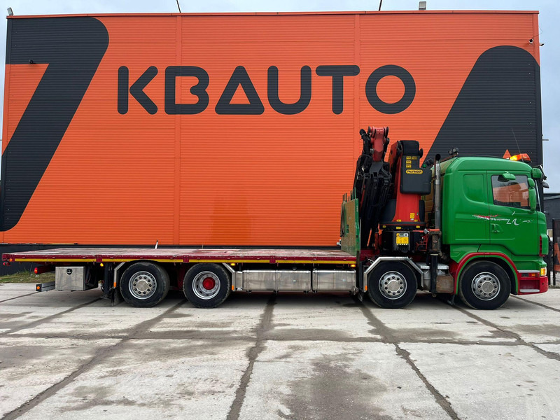 Scania R 480 8x2*6 PK 65002 + JIB / PLATFORM L=7518 mm - משאית צד נופל/ שטוחה, משאית מנוף: תמונה 5 Scania R 480 8x2*6 PK 65002 + JIB / PLATFORM L=7518 mm - משאית צד נופל/ שטוחה, משאית מנוף: תמונה 5