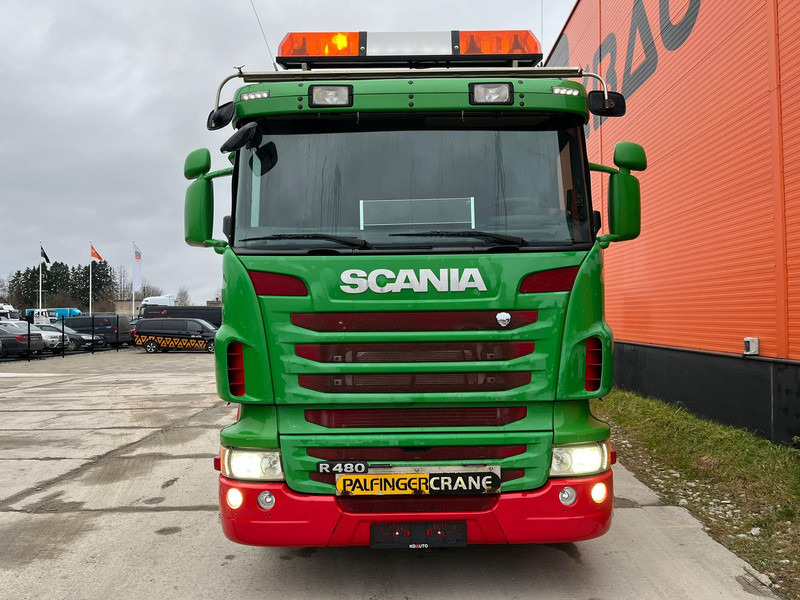 Scania R 480 8x2*6 PK 65002 + JIB / PLATFORM L=7518 mm - משאית צד נופל/ שטוחה, משאית מנוף: תמונה 3 Scania R 480 8x2*6 PK 65002 + JIB / PLATFORM L=7518 mm - משאית צד נופל/ שטוחה, משאית מנוף: תמונה 3